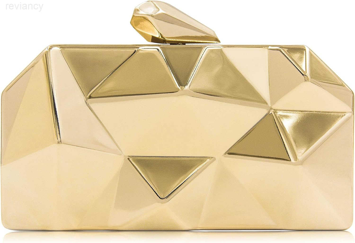 Womens Clutch Purses Metallic Bridal Party Geometric Evening Clutches Bags Cocktail Formal HandbagsW250908
