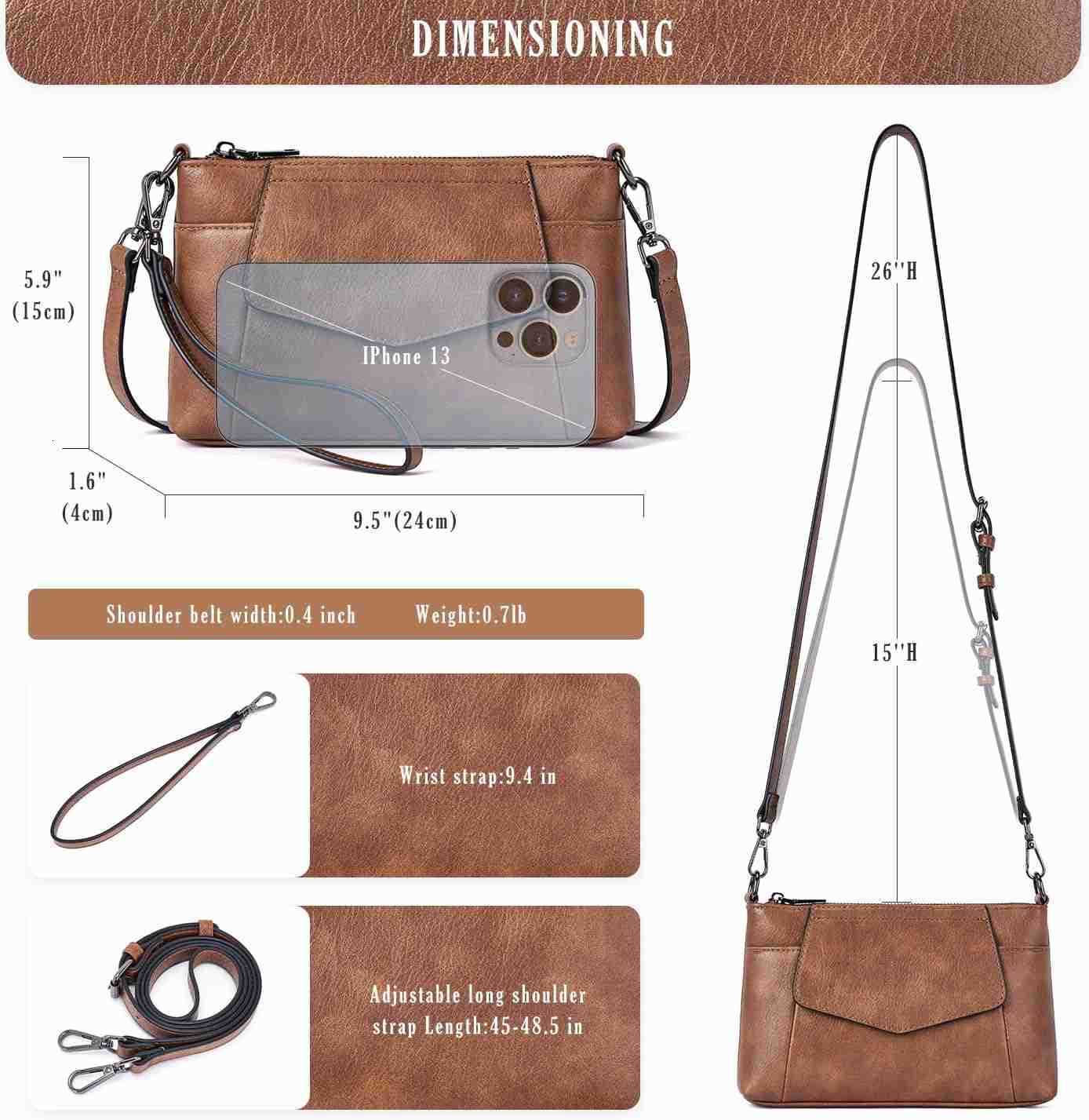 Small Crossbody Bags for Women Cell Phone Bag Mini Over Wristlets Handbag Wallet Purse with Card SlotsW250908