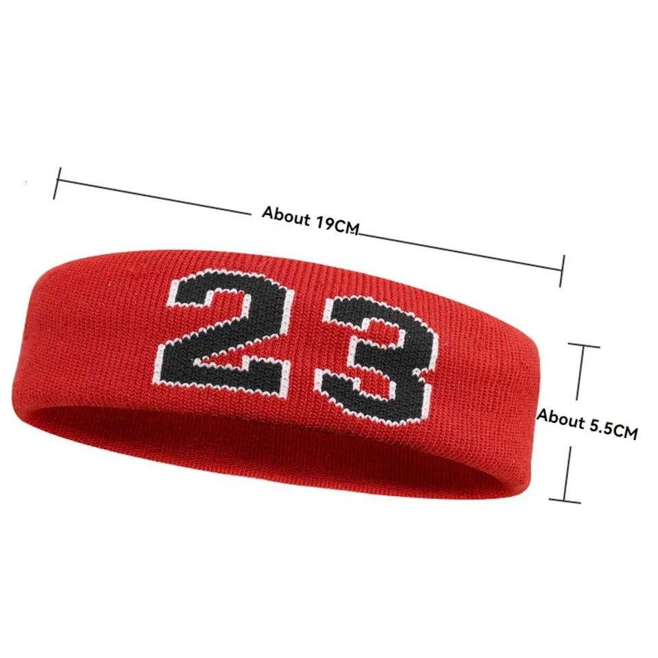 Loogdeel 1PCS Sports Headband High Elastic Antiperspirant Sweatband Basketball Tennis Adults Kids Gym Fitness Sweat Hair Band 250908