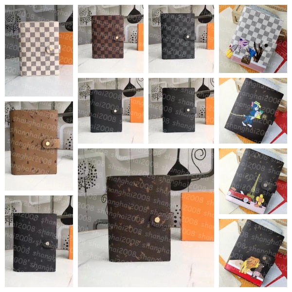 (Couleurs As Pic Show) Luxury Designer Notebook Grid Match Flowers Flowers Pattern Note Book 18198