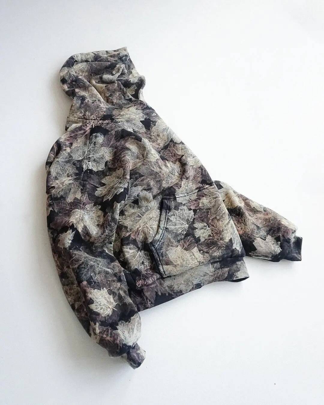 2025 new camouflage leaf pattern hoodie casual thick design hoodie pullover autumn and winter new designer clothing