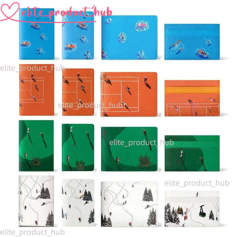 Louily Vittions Bags Designer Mens Leather 10A Golf Slender Ski Wallet Coin Purse Key Pouch Passport Cover Card Holder TOP Mirror Quality Louily Vuittonswallet 285