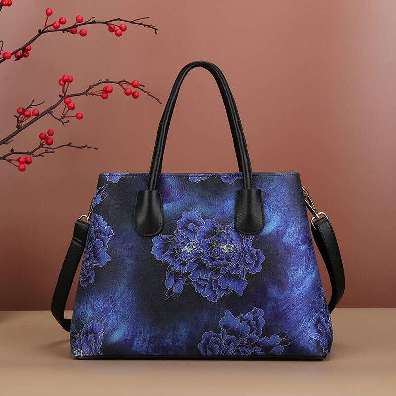 Capacity Shoulder Crossbody Handbag Cheongsam Fashion Women's Vintage Classical Large Bag