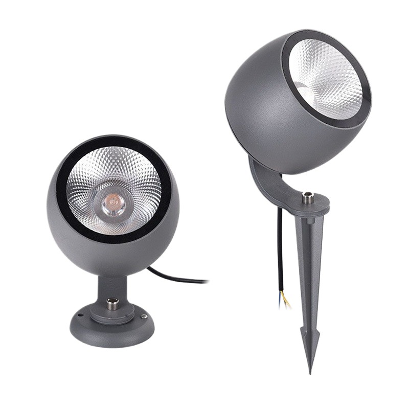 Adjustable LED Ground Spike Lights & Floor - mounted Lights, Ideal for Outdoor Landscape Lighting
