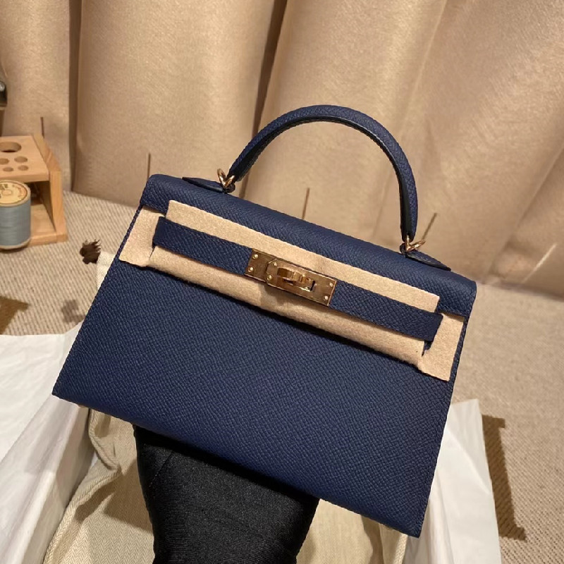 12a Luxury handbag designer women's shoulder bag crossbody bag French high-quality Epsom leather 19cm genuine leather handmade daily fashion bag with box top mini bag