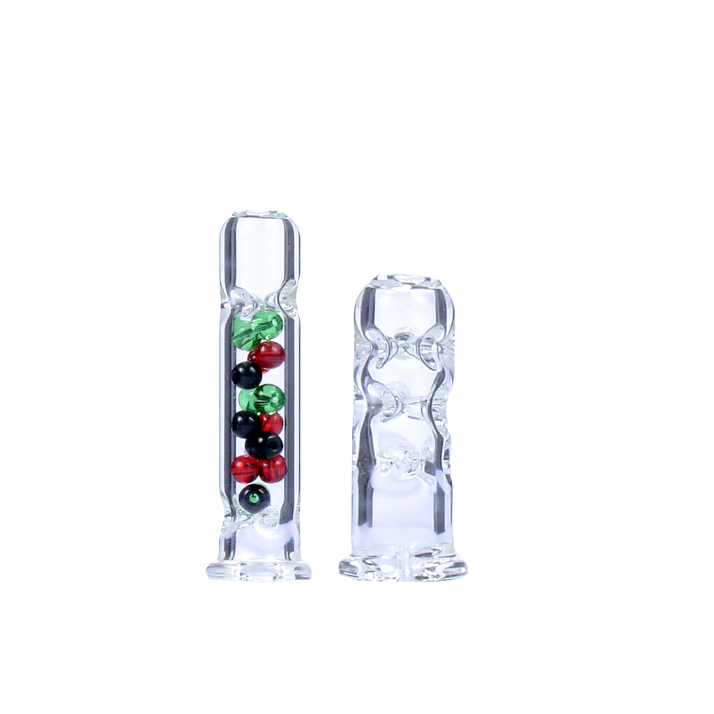 puffco pivot Beads and Dimpled Cooling glass mouthpiece
