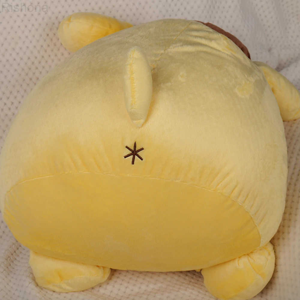 Sanrio 4050cm Pompompurin Stuffed Plush Toys Big Size Lovely Pillow Gift Kids Super Soft Pom Purin Plushie Doll Room Decor L250908