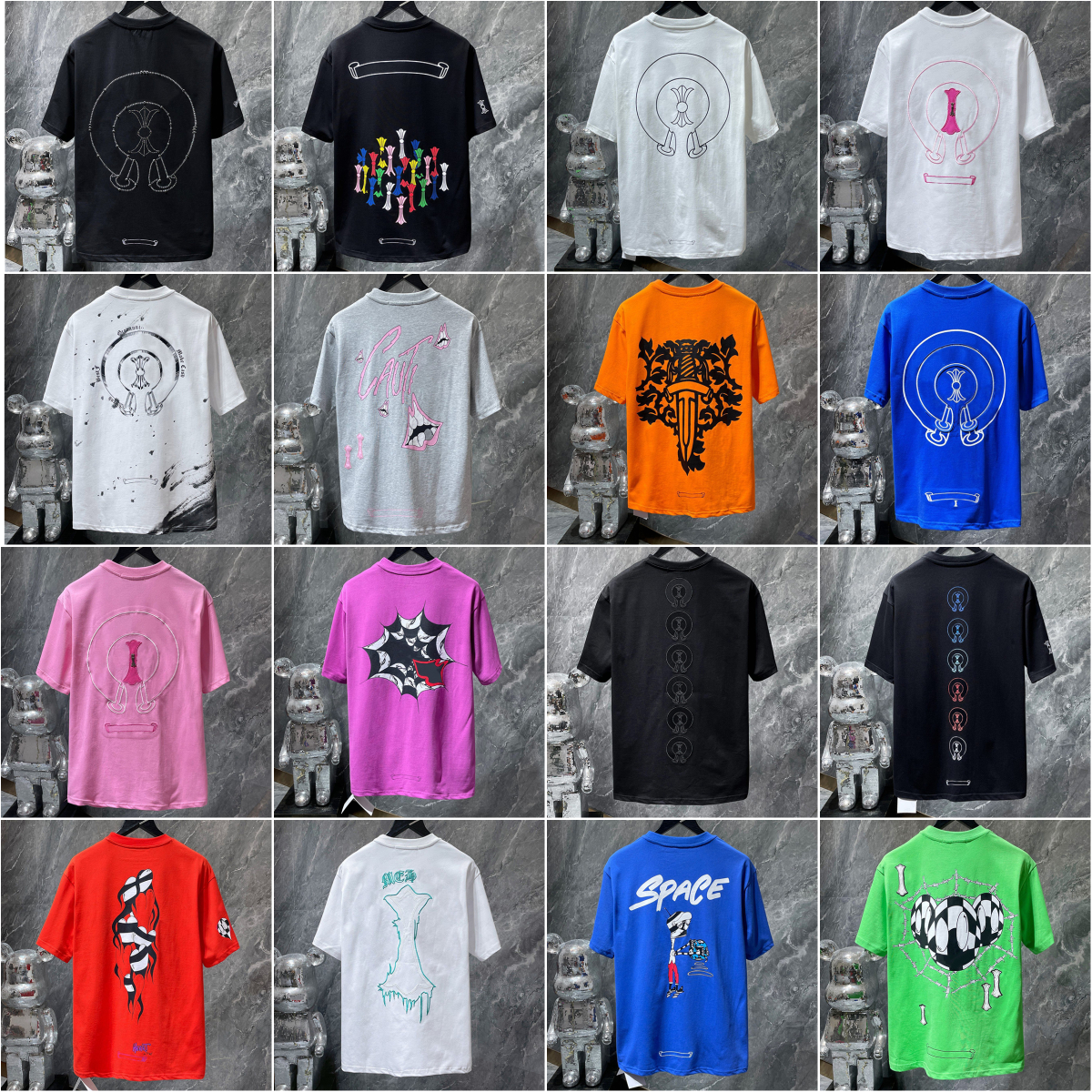 Designer shirt Men T Shirts Loose Oversize Tees Apparel Fashion Tops Mans Casual Chest Letter Shirt Luxury Street Shorts Sleeve Clothes t shirts A157