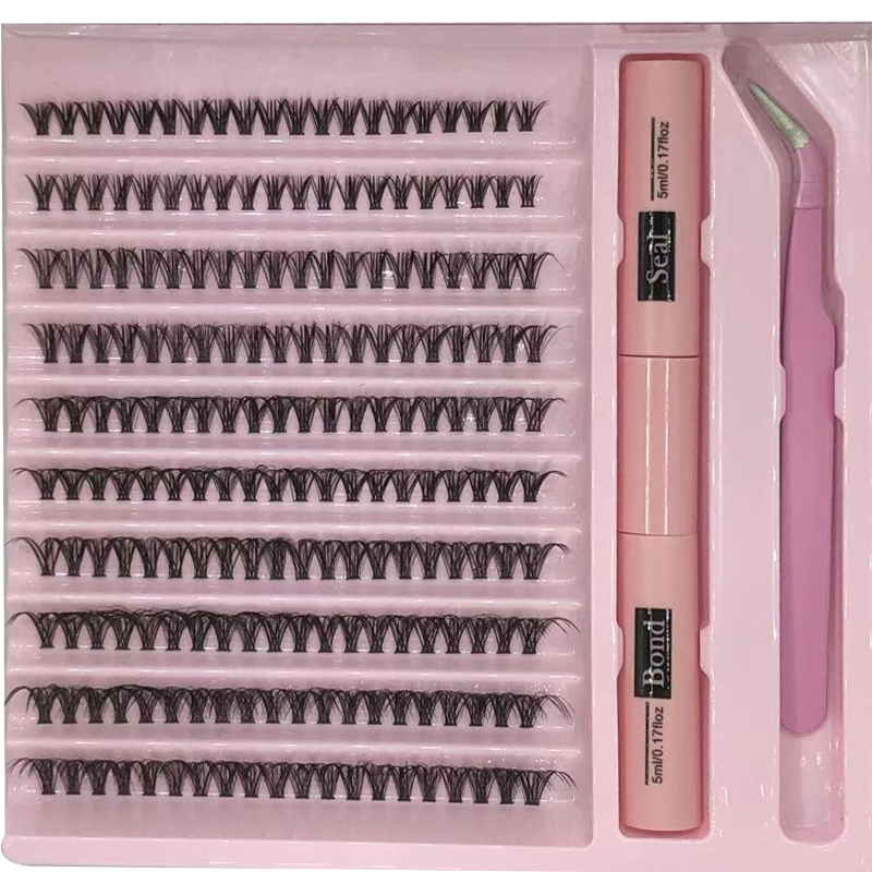 Fake Eyelash Set with Curly and Thick Hair Grafting DIY Eyelash Set