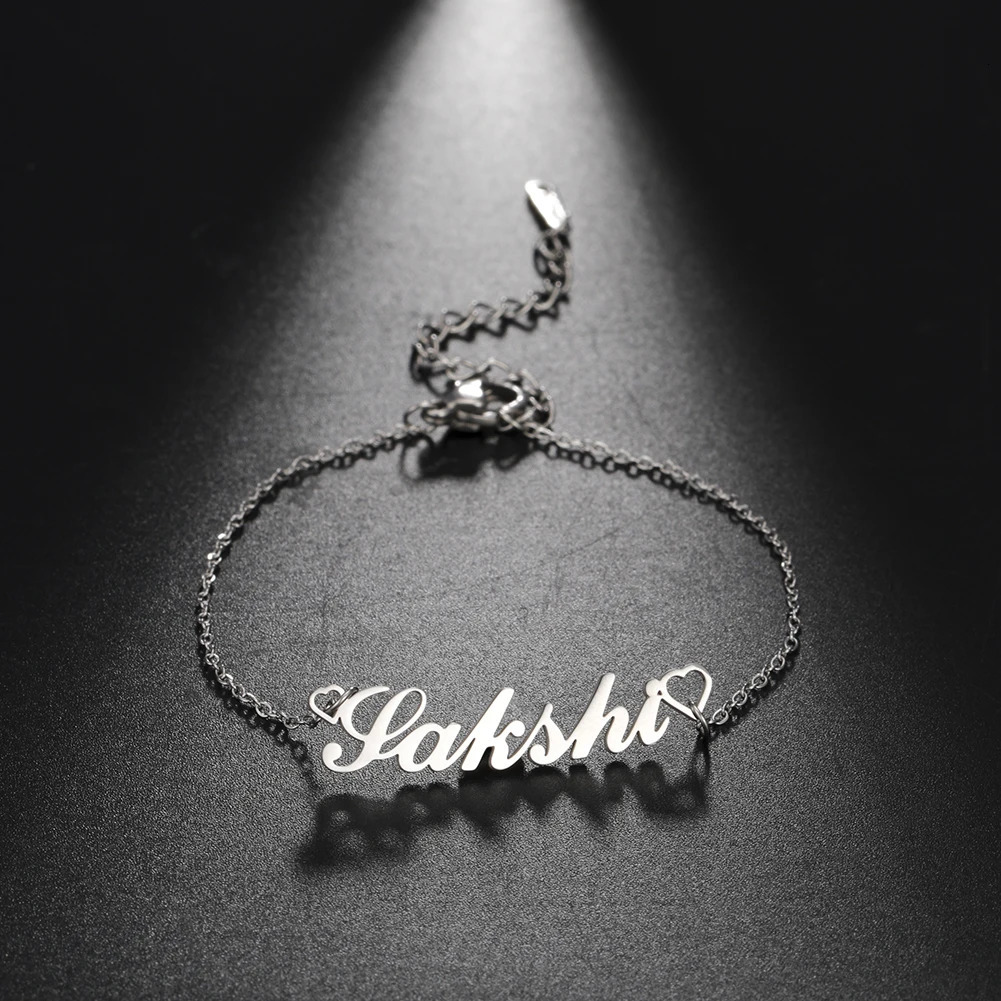 Lemegeton Customized Name Anklets for Women Men Personalized Foot Anklet Stainless Steel Chain Anklet Beach Summer Jewelry Gifts 250906