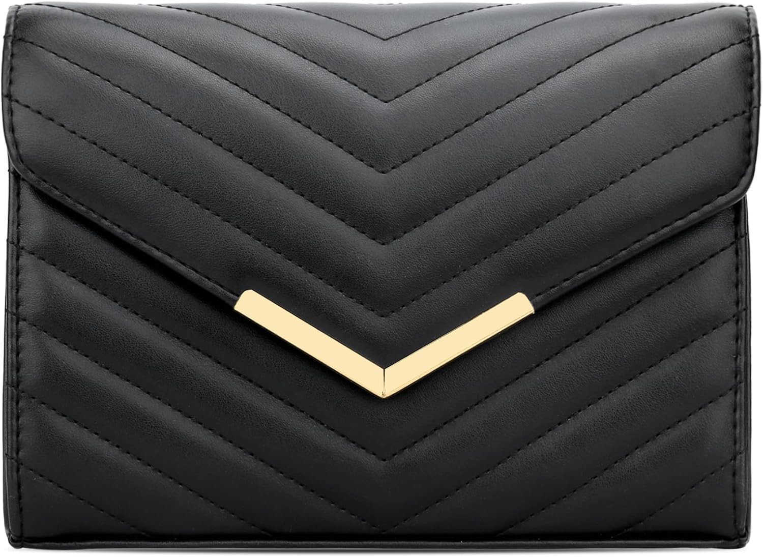 Women Formal Vegan Leather Evening Envelope Clutch Purses and Handbags for Party Wedding Prom BridalW250908