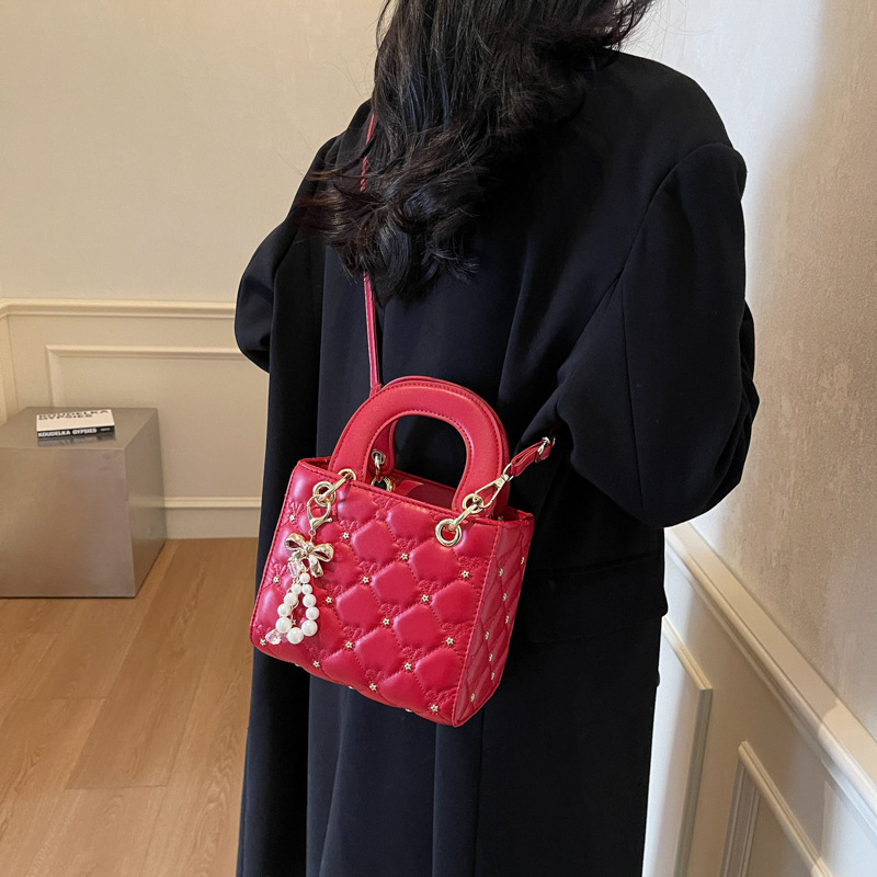 Designer Purse Crossbody 2025 Ladies Fashion Commuter Bag Pure Color Chain Women's Handbag Shoulder Slanting