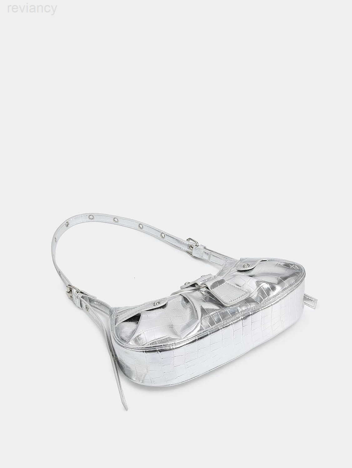 Womens Pleated Hobo Shoulder Bag PU Leather Clutch HandbagW250908