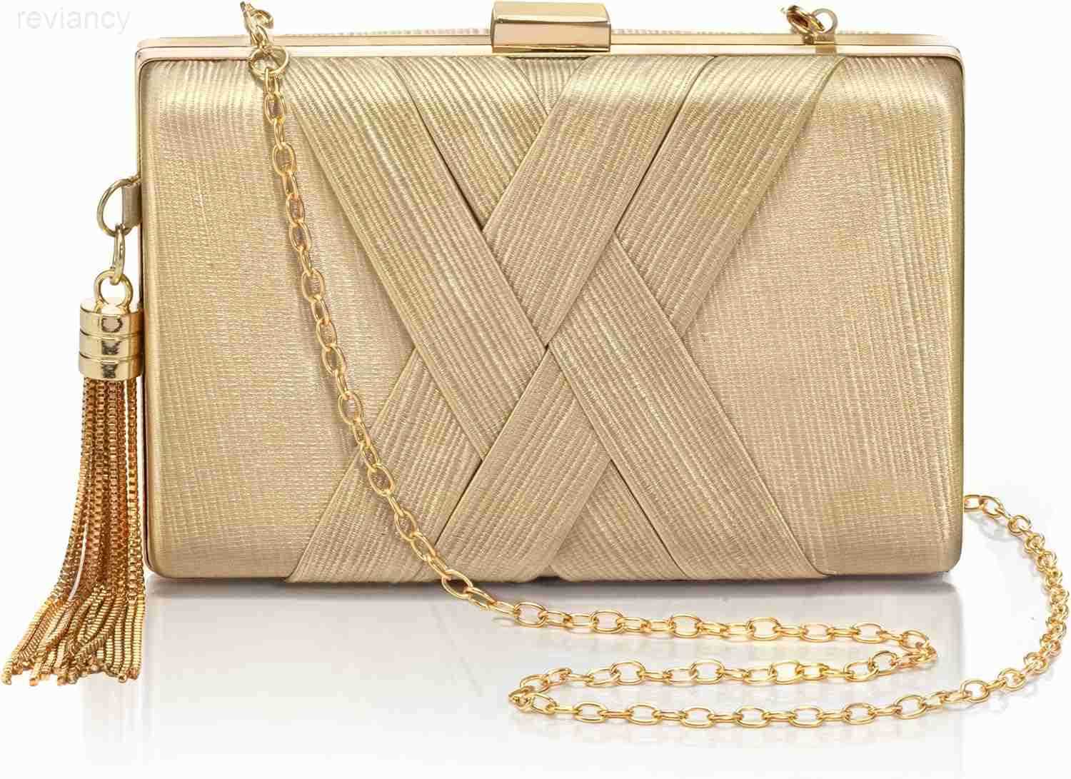 Womens Evening Handbag Clutch Bridal Purse for Wedding Prom Night Out PartyW250908