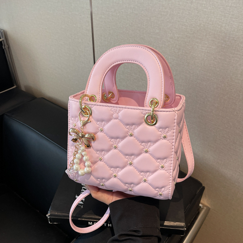 Designer Purse Crossbody 2025 Ladies Fashion Commuter Bag Pure Color Chain Women's Handbag Shoulder Slanting