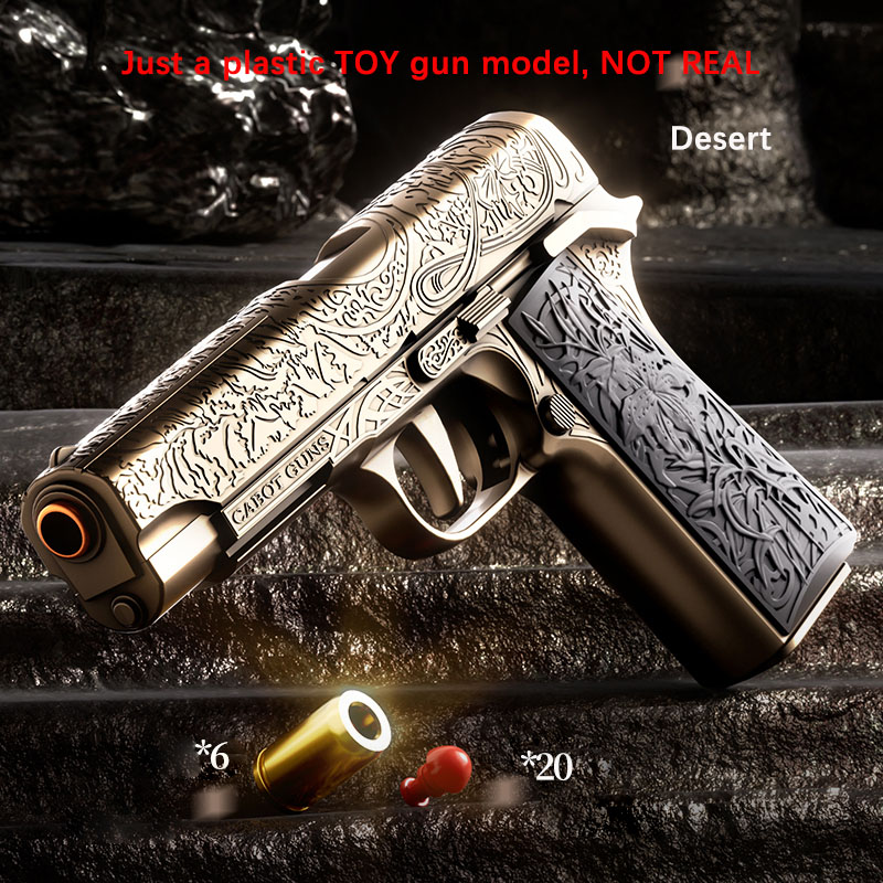 Colt Automatic Shell Ejection Pistol Laser Version Toy Gun For Adults Kids Outdoor Games dh5727163