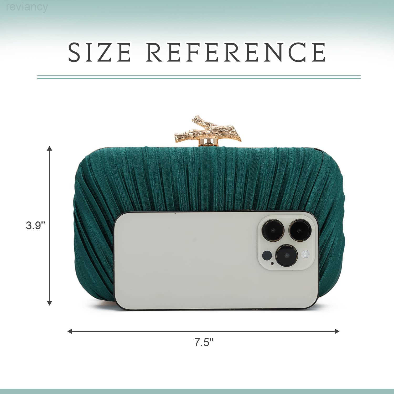 Clutch Purses for Women Evening Bag Pleated Clutch Bag with Chain for Wedding PartyW250908