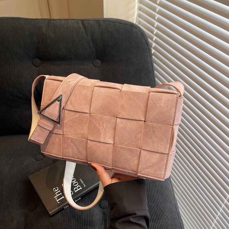2025 new collection 2025 Leather Woven Women's Crossbody Bag Handbag Luxurious And Fashionable Women's Shoulder Bag Autumn New Designer Bag