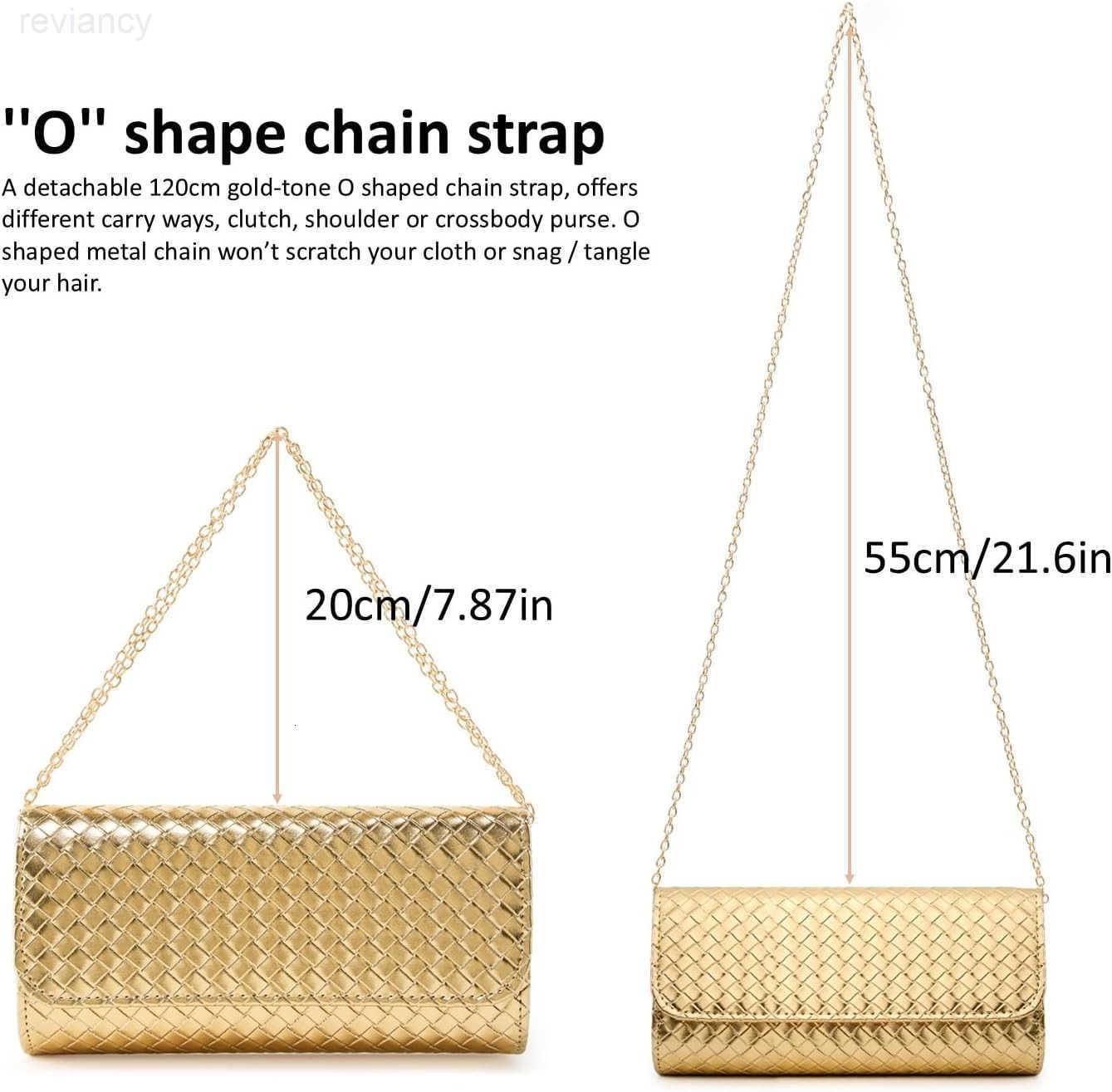 Evening Bag Clutch Purses for Women Fashion PU Leather Crossbody Purse for Wedding Party and PromW250908