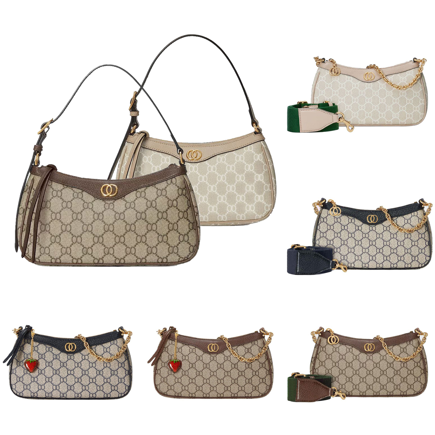 Designer Bag Shoulder Bag Luxury Mini Saddle Bag Classic Letter Print Leather Bag Fashion Handbag Designer Wallet Ladies' luxury Tote bag crossbody bag Men's Purse 132