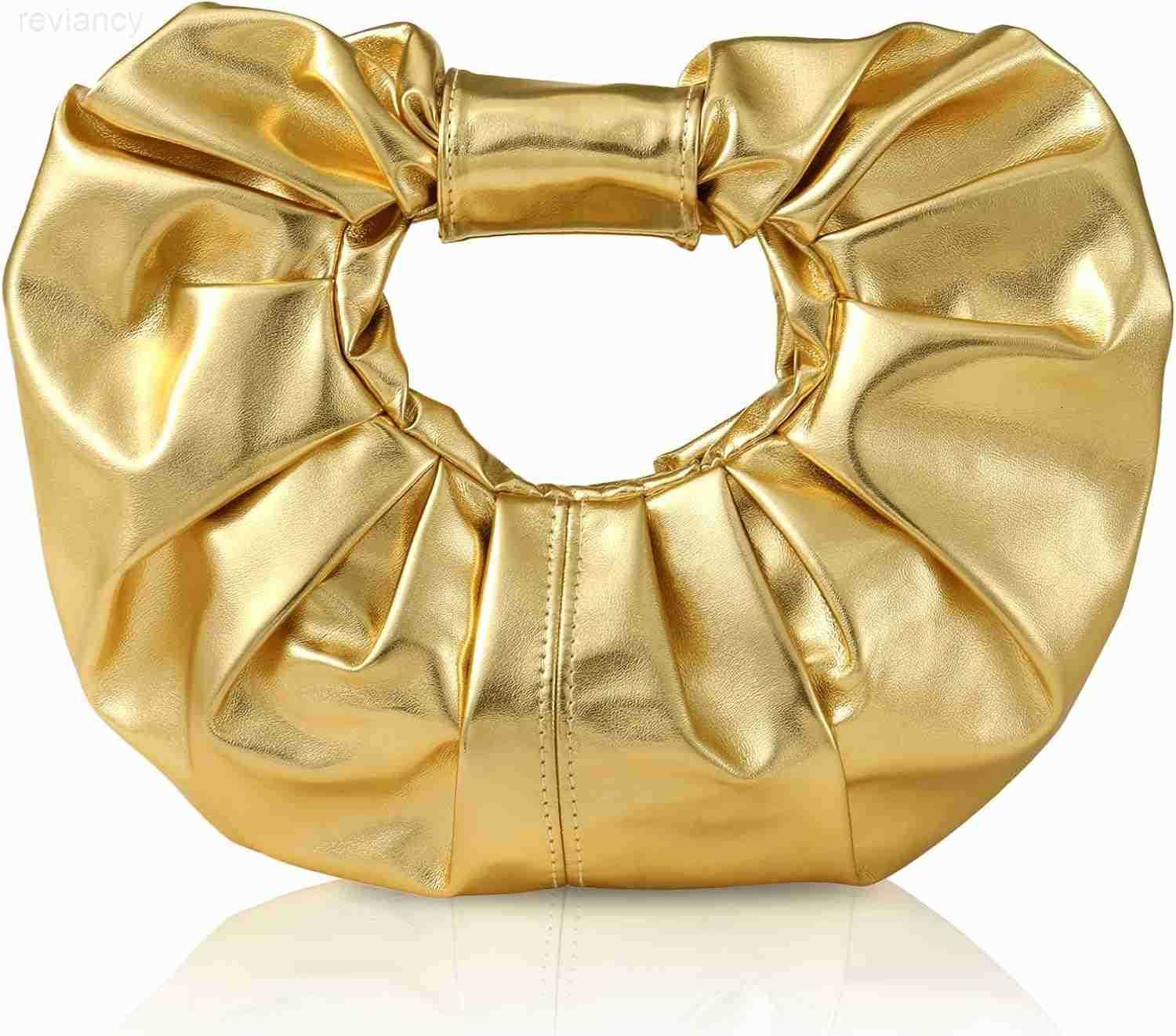 Clutch Purse for Women Evening Clutch PU Leather Pleated Bag Designer Handbag for Party Prom WeddingW250908