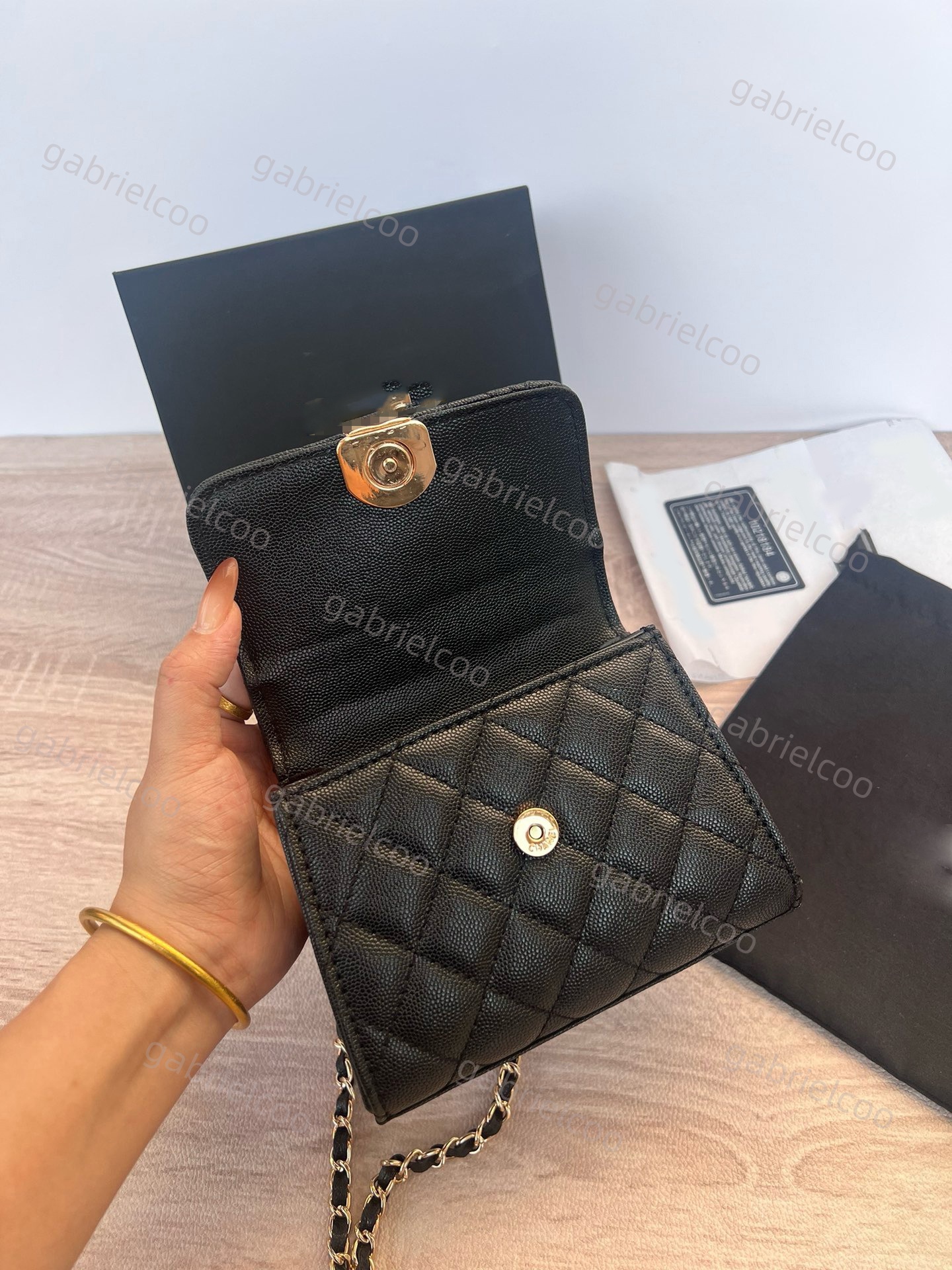 Designer bag Spring New PU Leather Mini Bag Crossbody Chain Bag Fashionable Quilted Pattern Small Square Purse for Women