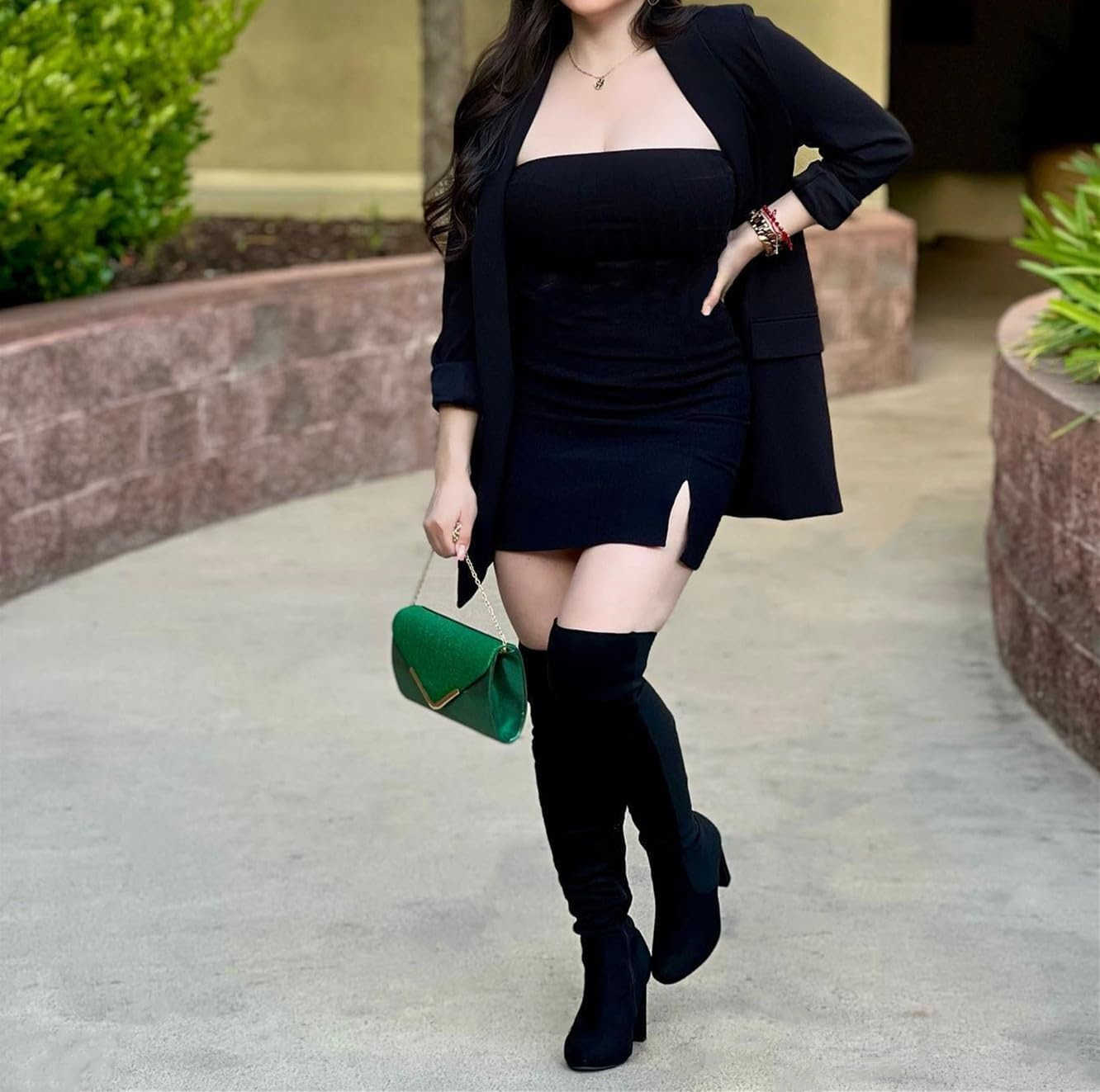 Women Evening Bags Formal Clutch Purses for Wedding Party Prom Handbags with Shoulder Strap and Glitter FlapW250908