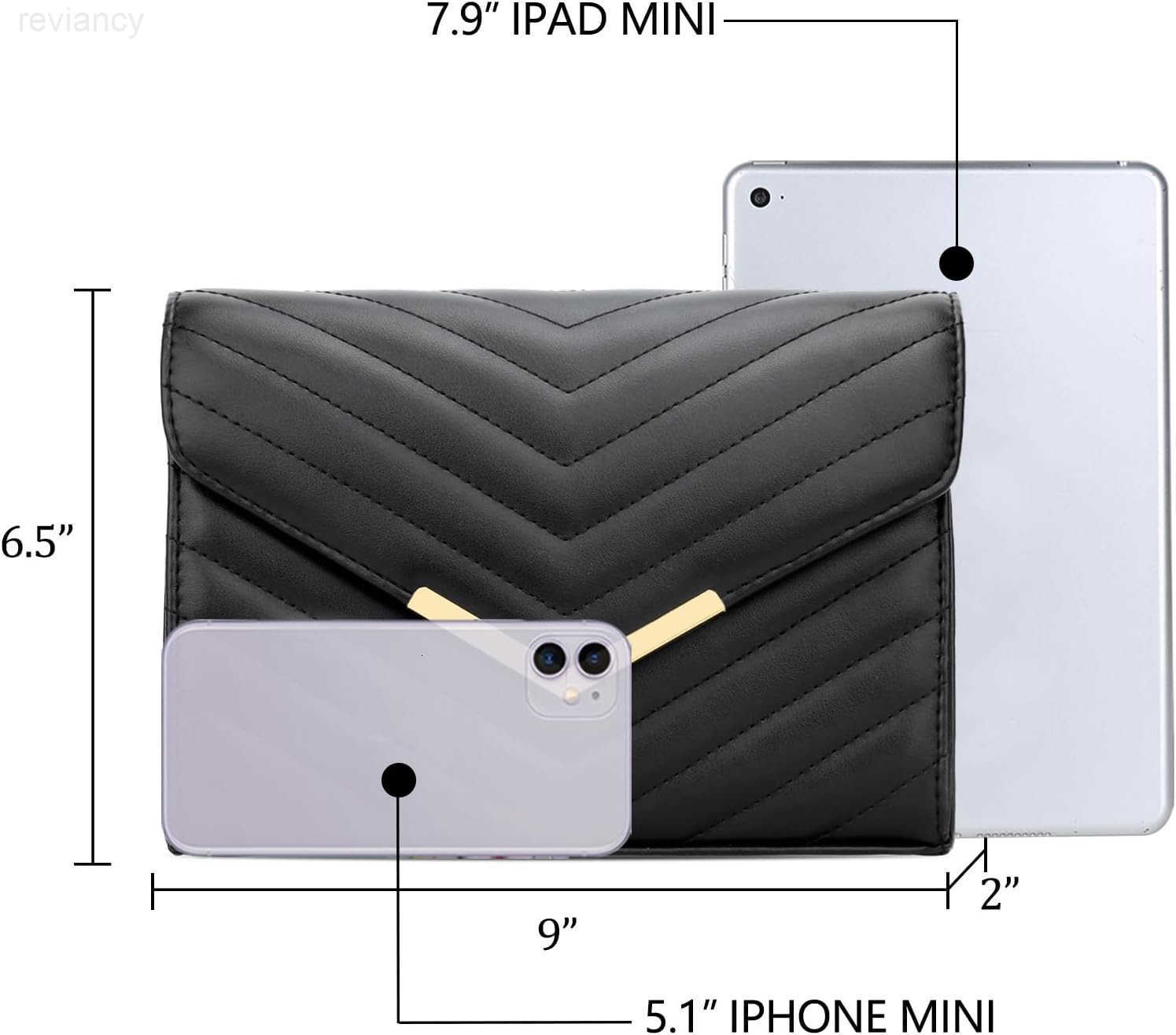 Women Formal Vegan Leather Evening Envelope Clutch Purses and Handbags for Party Wedding Prom BridalW250908