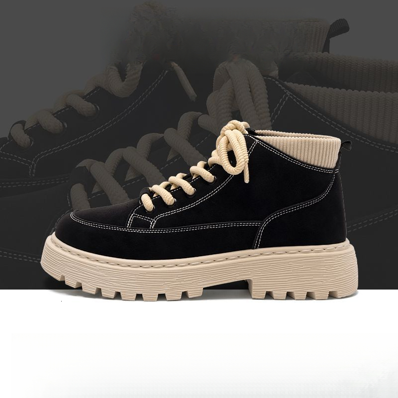 Designer Shoes Martens boots for men height increase Soft shoe upper casual comfortable sneakers fashionable