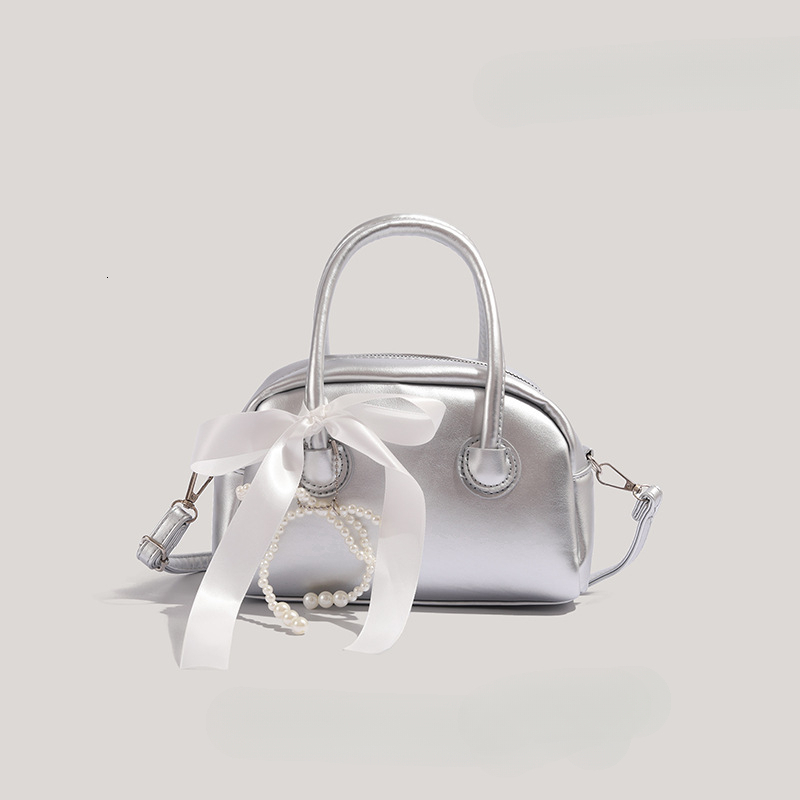 2025 autumn new candy handbag bag niche design versatile fashion trend light luxury elegant pearl women's shoulder bag designer bag