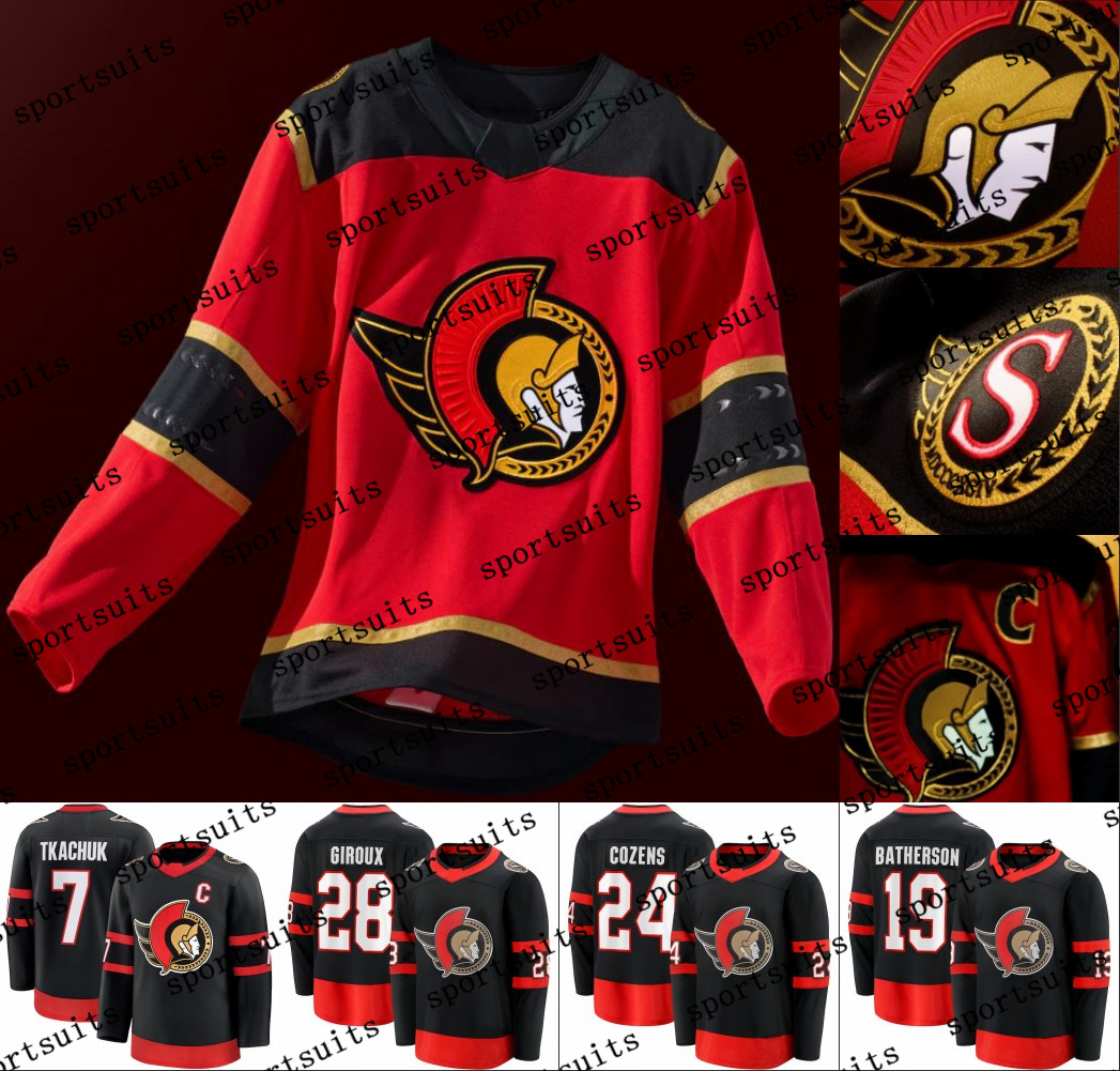 2025-26 New #7 Brady Tkachuk Jersey senators hockey jersey Claude Giroux Tim Stutzle Jake Sanderson Drake Batherson Josh Norris Thomas Chabot Anton Forsberg jerseys