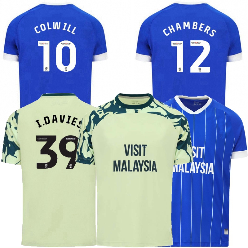 2025 2026 Cardiff Soccer Jerseys WILLOCK CHAMBERS SALECH TANNER I.DAVIES COLWILL WINTLE City 25 26 football men and kids shirt