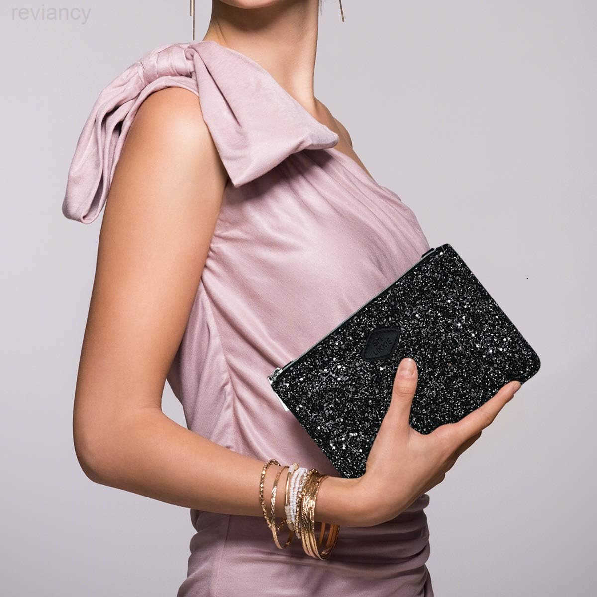 Crossbody Clutch Purse for Women Glitter Evening Bag Sequin Wedding Handbag for PartyW250908