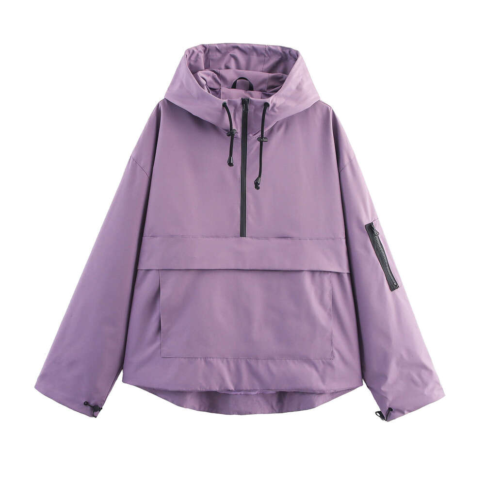 Women's jacket women's coat Hoodie hoodies tracksuit Hot-Selling ZA European and American Style Casual Sports Hooded Jacket Top Windbreaker 