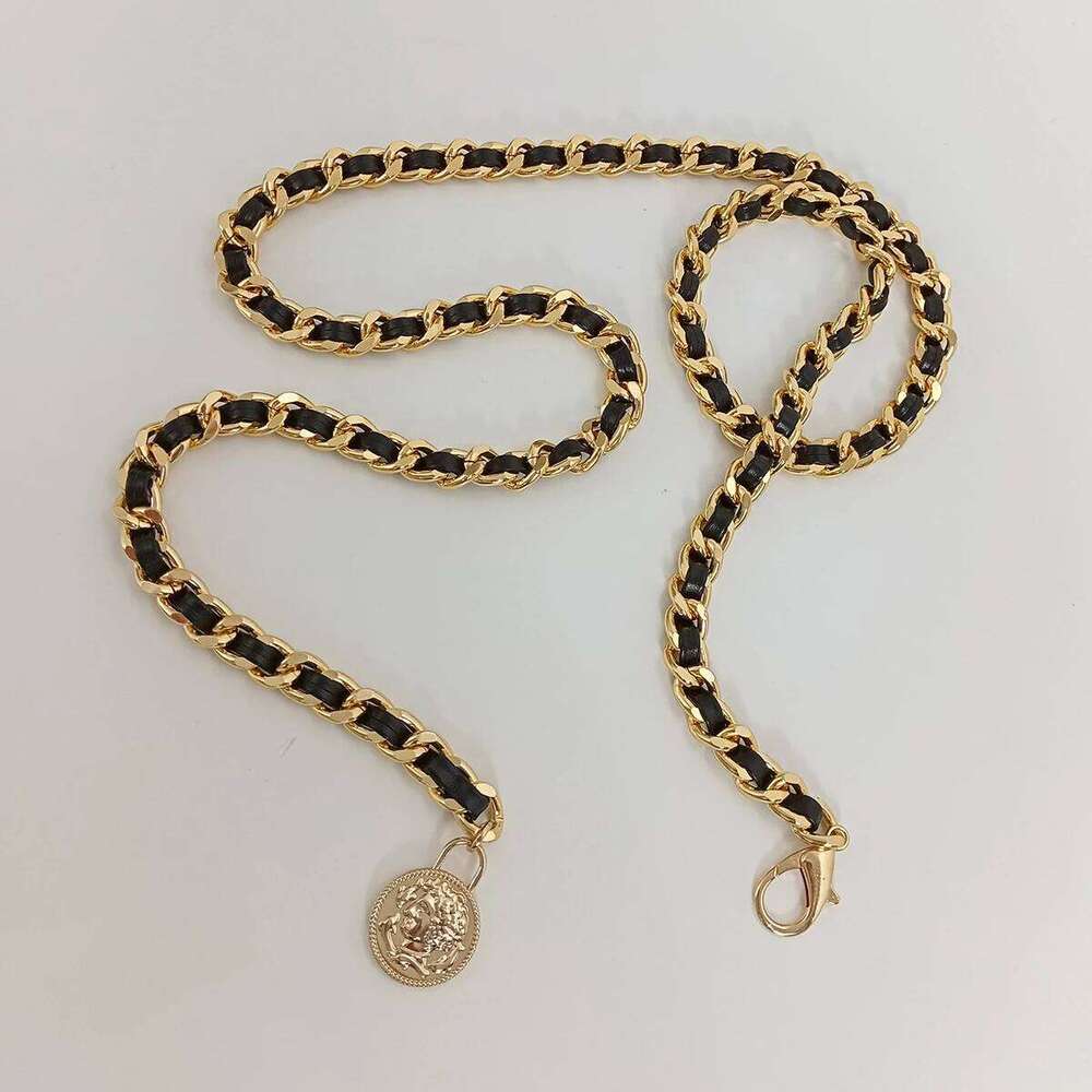 Waist Chain Belts Fashion Gold Female Waist Metal Belts For Women High Quality Thin Waistband Dress Coat Corset Adjustable