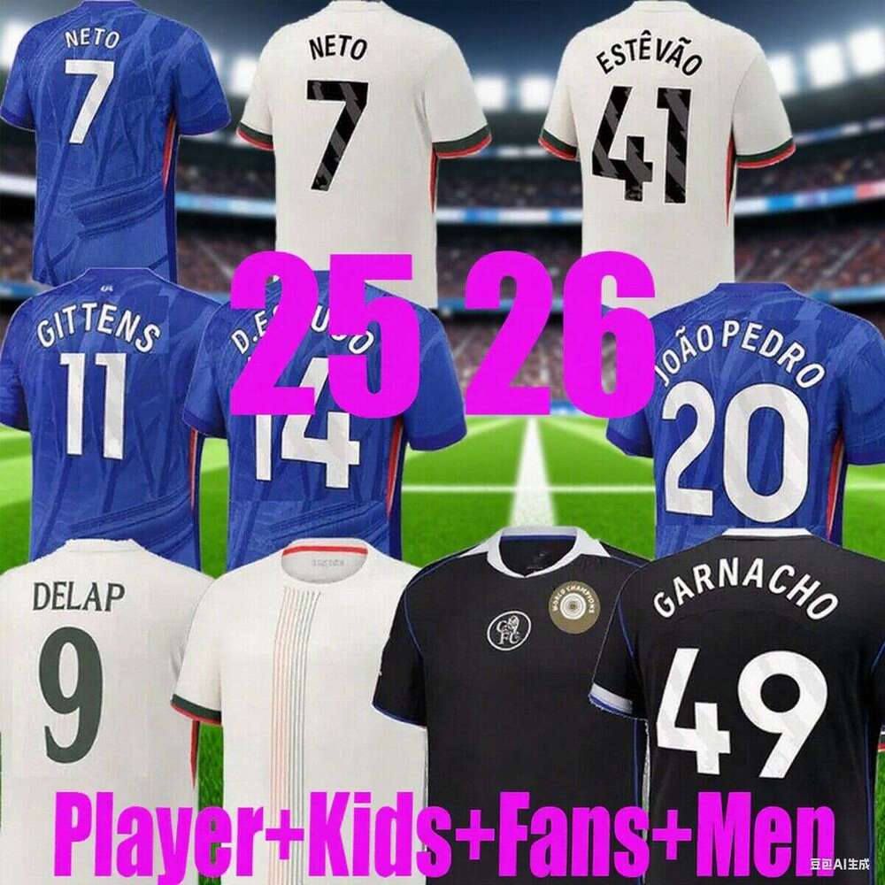 25 26 CFC Palmer Neto Garnachosoccer jerseys Hato Gittens Joao Pedro 2025 2026 Caicedo Enzo Mudryk JAMES a Delap Sarr men football shirts kids EStevao