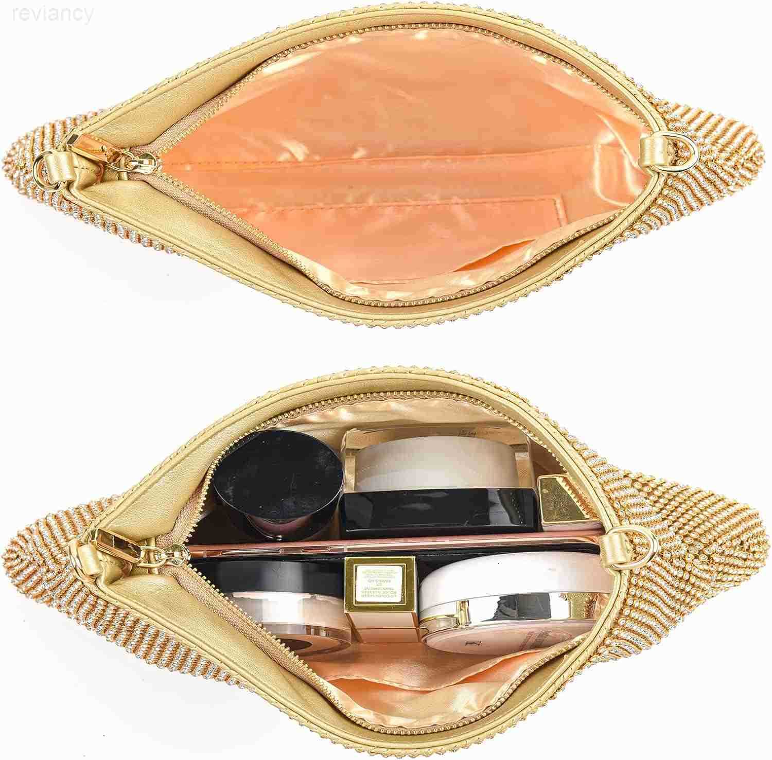 Evening Clutch Bag for Women Lady Girl Bride Rhinestone Purse For Prom Cocktail Party Wedding EngagementW250908