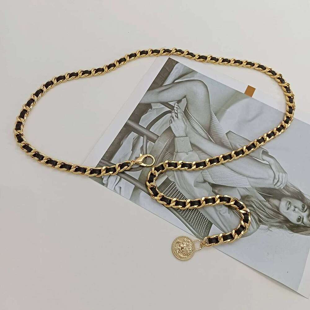 Waist Chain Belts Fashion Gold Female Waist Metal Belts For Women High Quality Thin Waistband Dress Coat Corset Adjustable