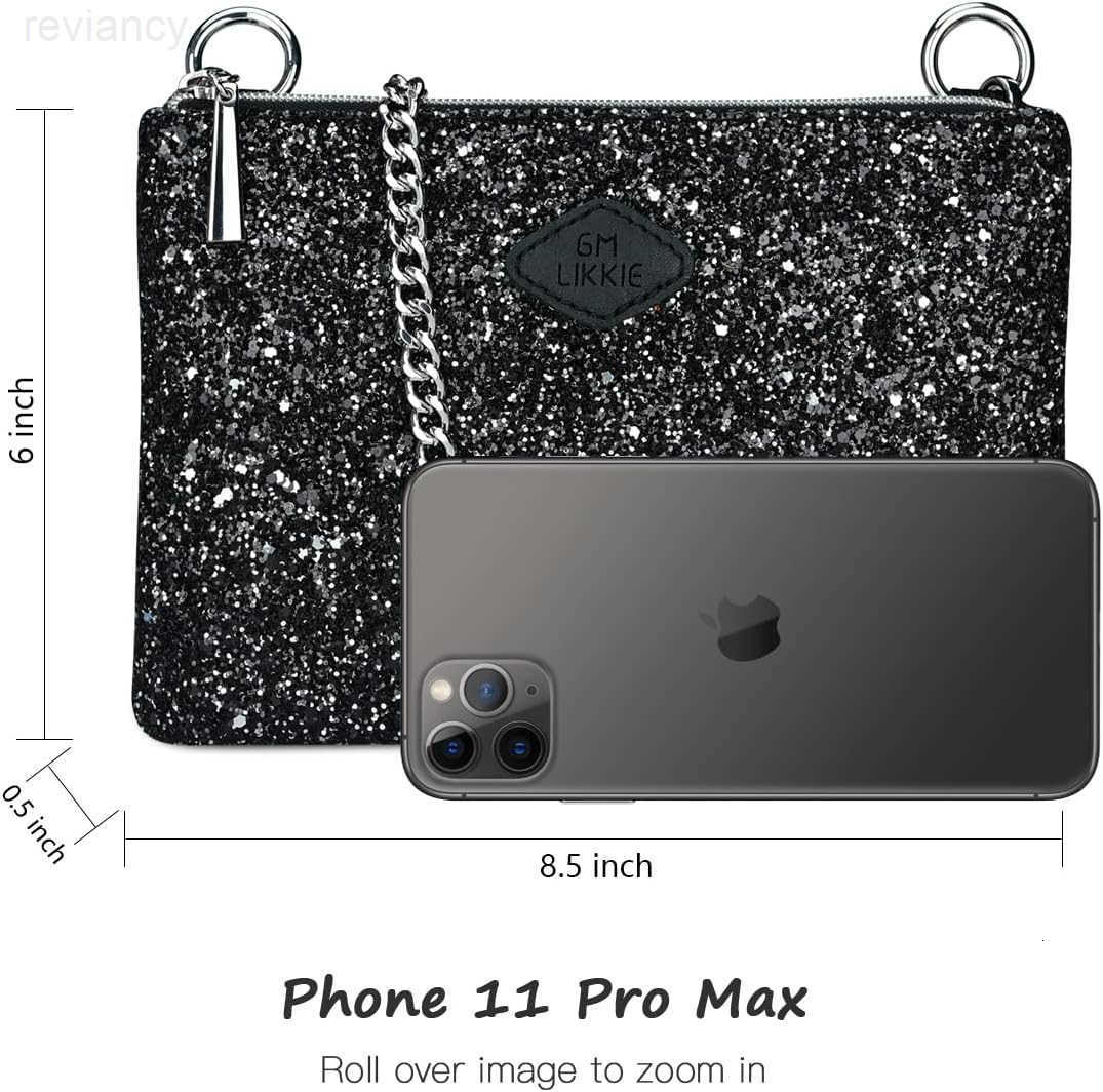 Crossbody Clutch Purse for Women Glitter Evening Bag Sequin Wedding Handbag for PartyW250908