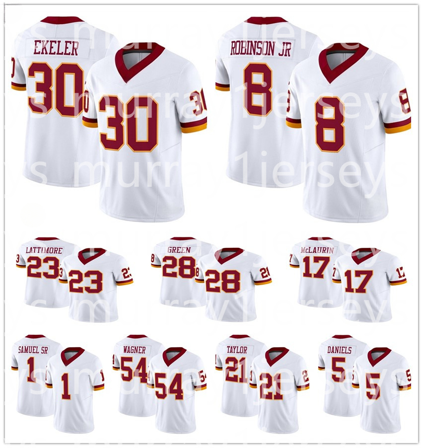 NFL Commanders Jayden Daniels Sean Taylor Bobby Wagner Deebo Samuel Sr. Terry McLaurin 2025 F.U.S.E. Limited Football Stitched Jerseys