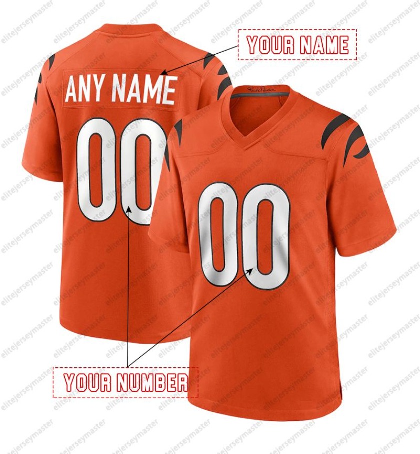 9 Joe Burrow 1 nordstromshoes Chase 5 Tee Higgins 30 Chase Brown Andrei losivas Sam Hubbard Personalized Customized Football Jerseys Custom Any Number Name 555