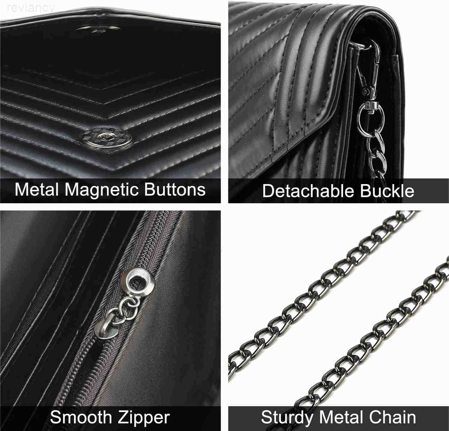 Small Leather Crossbody Bag for Women Clutch Purse Cross Body Purse Shoulder Bags with Chain Strap Quilted PursesW250908