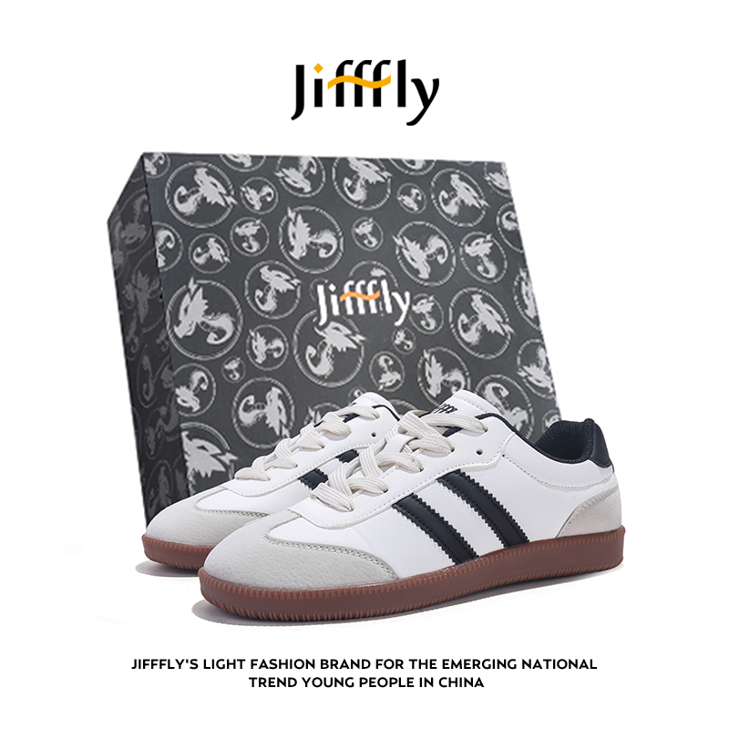 Jifffly free shipping designer Running Shoes mens womans sport outdoor trainers casual vintage teenager height increase versatile sneakers black white