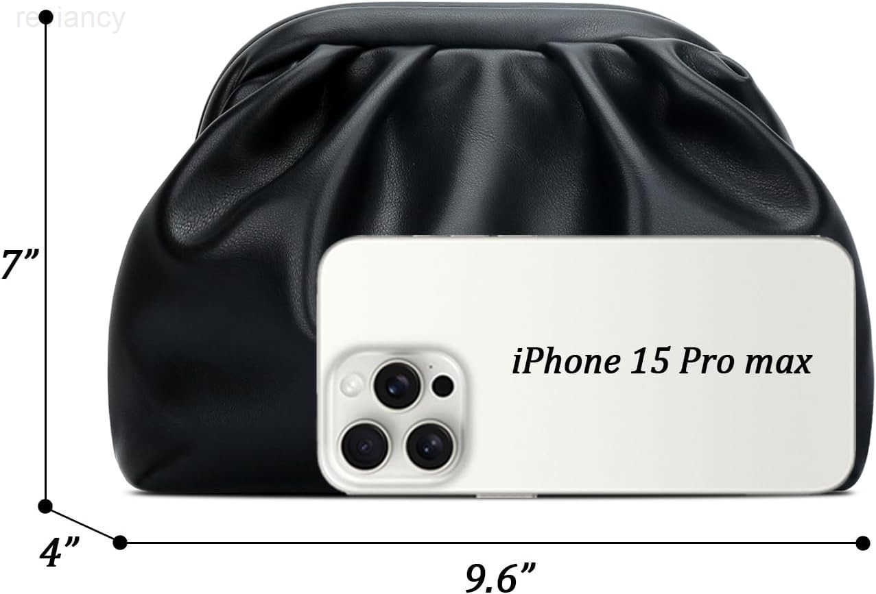 Evening Handbag for Women Formal Clutch Purse with Removable Chain Strap Soft Wedding Crossbody ClutchW250908