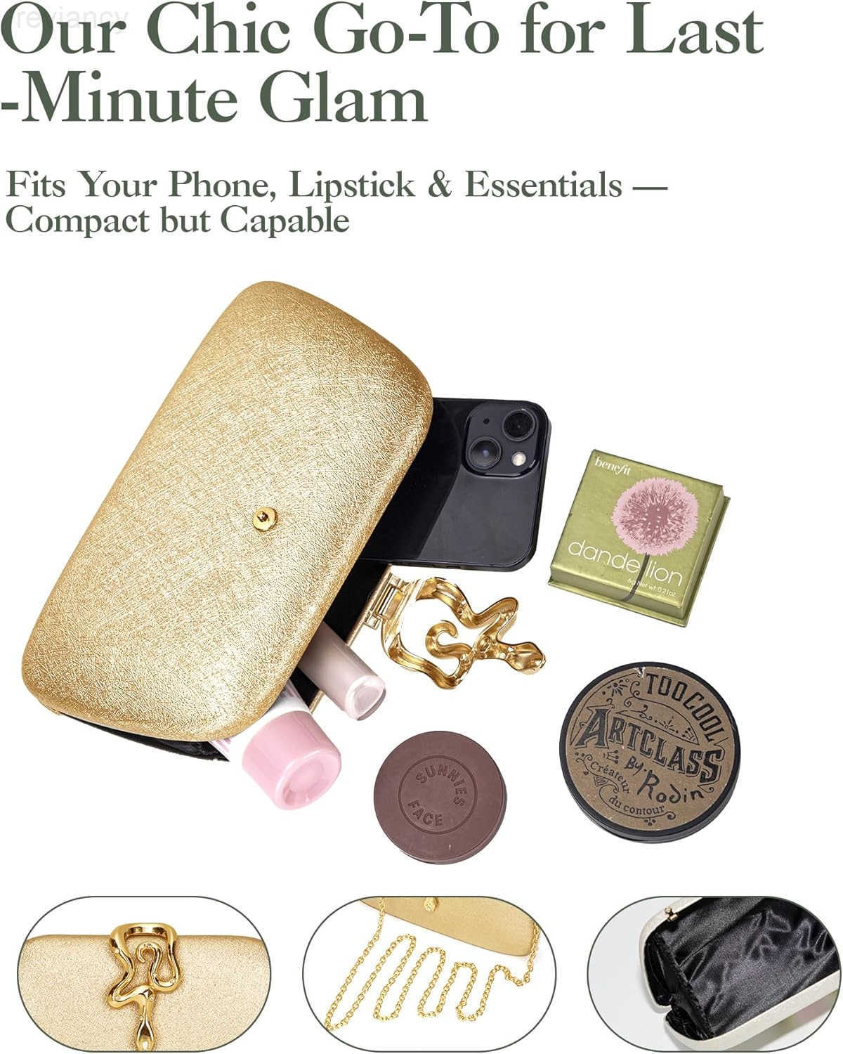 Clutch Purse for Women Elegant Dazzling Evening Bag Sparkly Handbag for Magical Weddings Special MomentsW250908