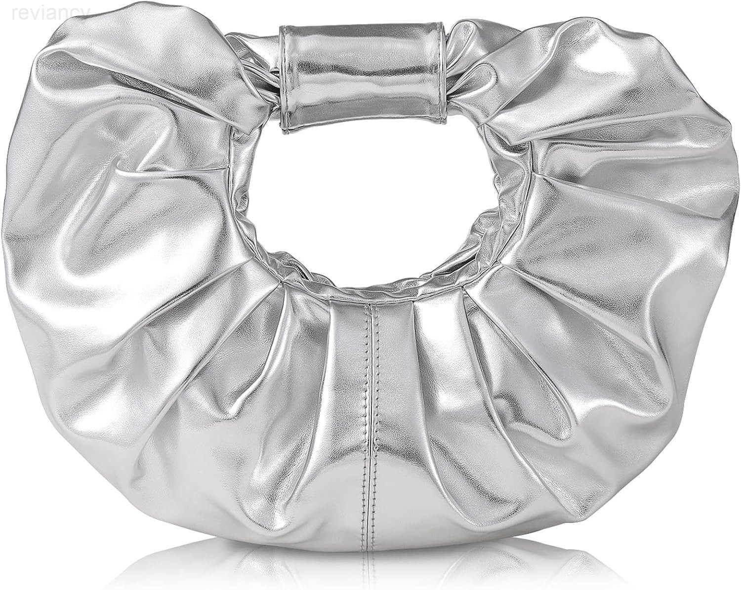 Clutch Purse for Women Evening Clutch PU Leather Pleated Bag Designer Handbag for Party Prom WeddingW250908