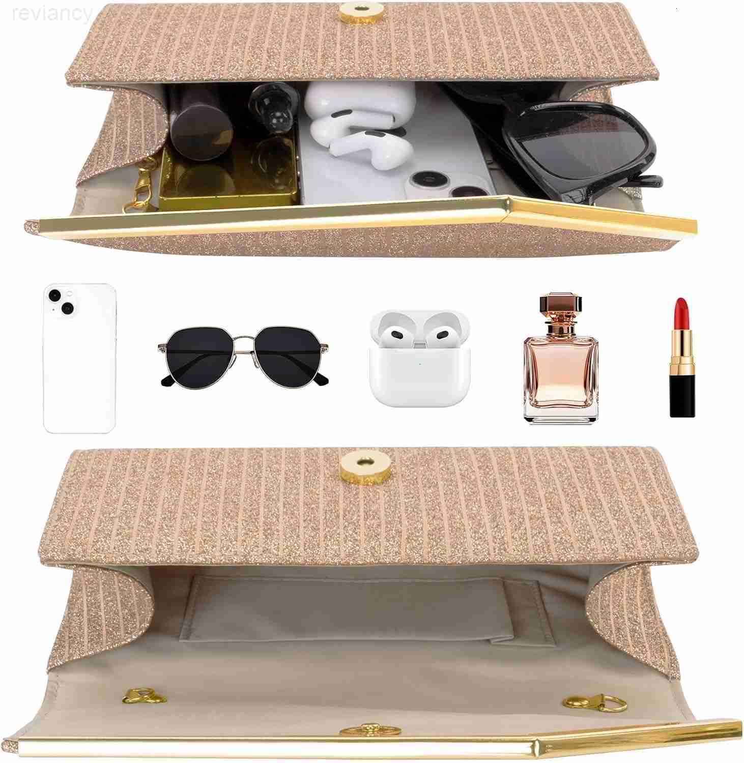 Clutch Purses for Women Shiny Pleated Sequin Envelope Evening Bags for Mothers Day Gifts Party PromW250908