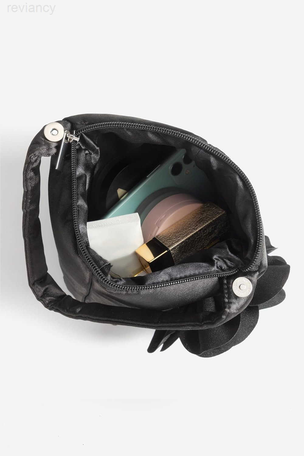 Clutch Purses for Women Evening Bags Flower Satin Handbag Classy Wristlet Purse for Party Daily WeddingW250908