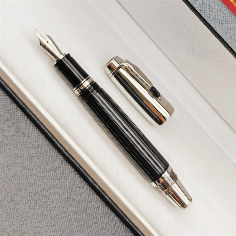 wholesale Bohemies Monte Ink Pens 14K Retractable Nib 11cm Portable Short Travel Office Fountain Writing Gift Stationery With Gem And Serial Number
