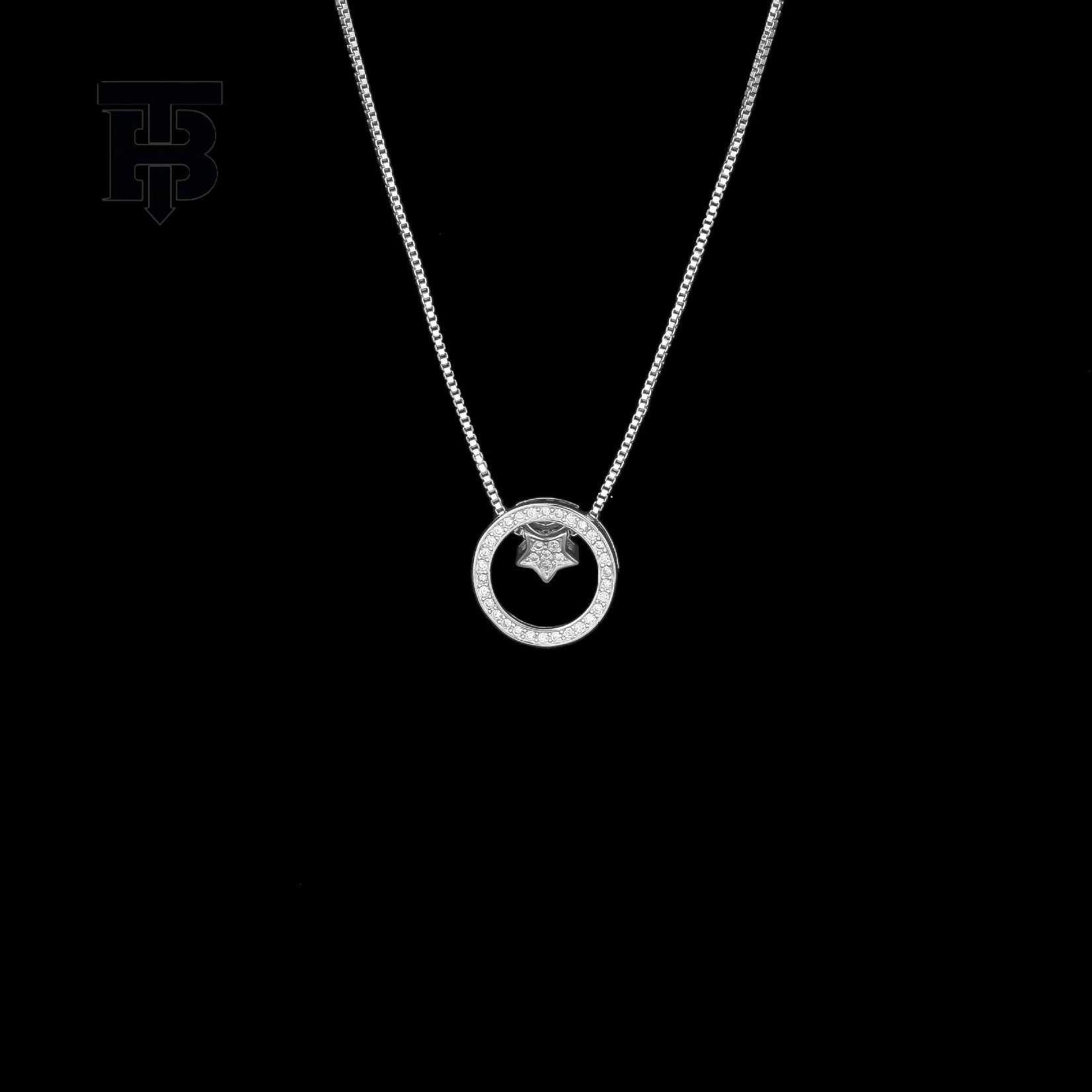 TB BHULAMTE Exquisite Circular Necklace Designer Women's Korean Sweet And Slightly Luxury Diamond Pentagram Elegant And Fresh Accessories Neck Je